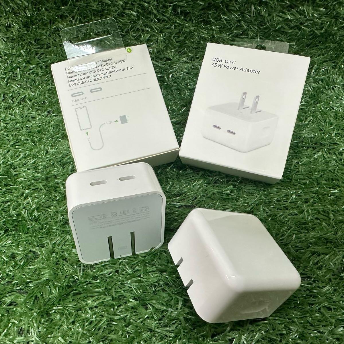 AP อแดปเตอร์ PD 35W Fast Charging USB-C 2 ช่องสำหรับ i7 i8 X XS XR i11 i12 i13 i14 i15 i16pro max Pa