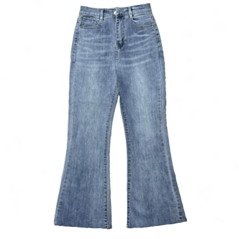 LOE9TAC11 Quần Jean Nữ Dáng Loe 9 Tấc 92cm Dành Cho Nàng m50 Pants Denim Women Có Túi