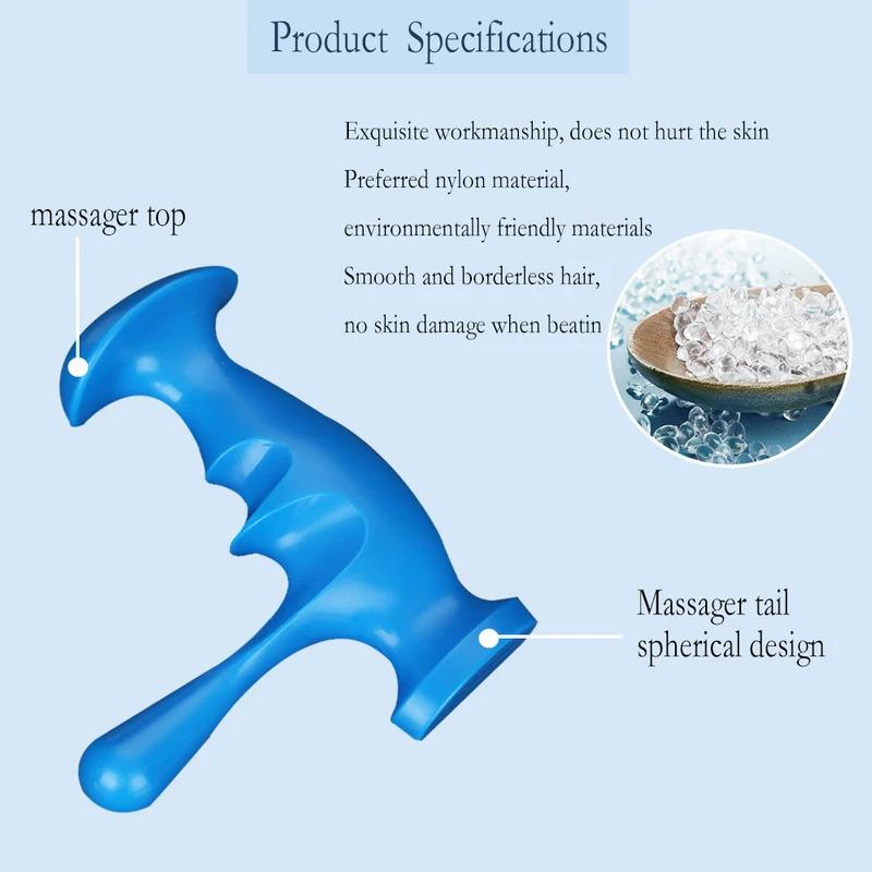 Máy Massage Hình Chữ T, Dụng Cụ Massage Trị Liệu Chức Năng Sâu Thủ Công, Áp Lực Ngón Tay Cái, Điểm Kích Hoạt, Dành Cho Cơ Thể Đầy Đủ, Dán Thư Giãn Cơ Bắp, Để Thư Giãn Ngón Tay Cái 4