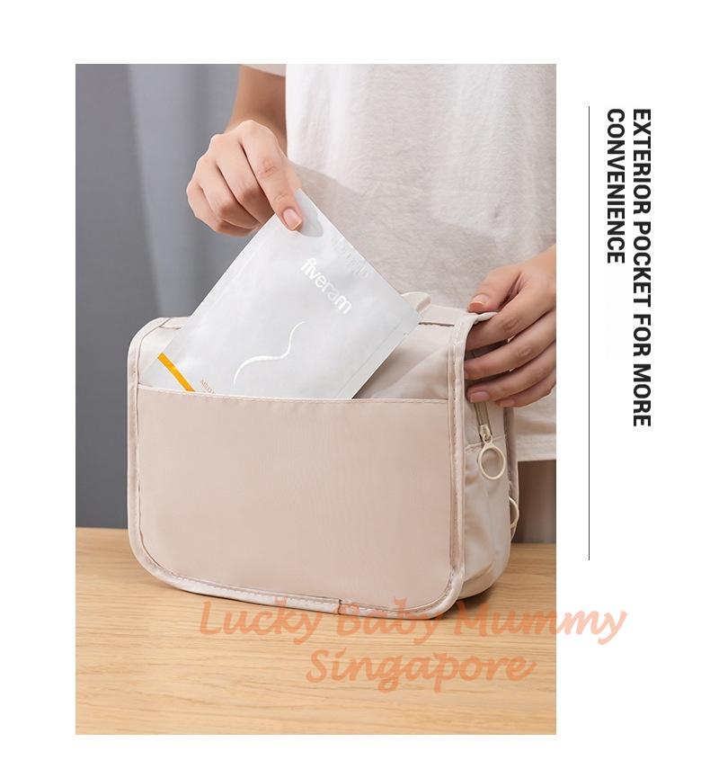 Product Introduction of Travel Toiletry Bag / Foldable Cosmetic Bags / Makeup Storage Bag / Large Capacity Toiletries Hangbag 15