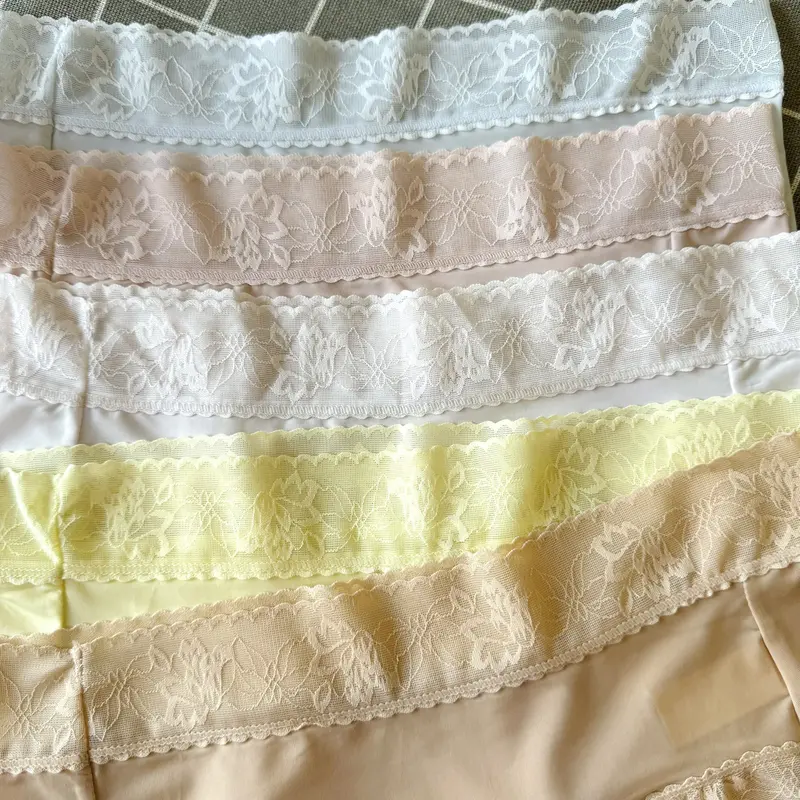Set 5 Quần Lót Su Tàng Hình Akiko, Cạp Phối Ren Hoa Hồng, Chất Mát, Màu Pastel Nhẹ Nhàng 7