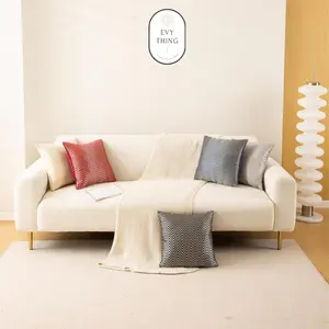 EvyThing Sarung Bantal Sofa Motif Mewah Aesthetic Kualitas PREMIUM IMPOR 45x45CM