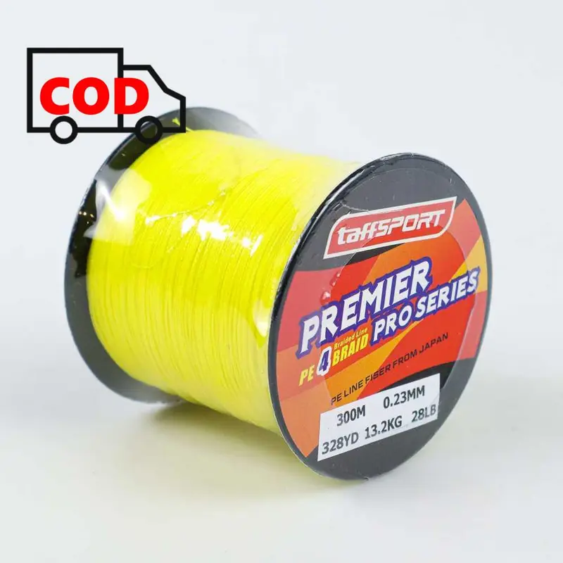 Benang Pancing Braided PE Tipis Tapi Kuat Untuk Ikan Besar 300 Meter Premier Pro Series 6