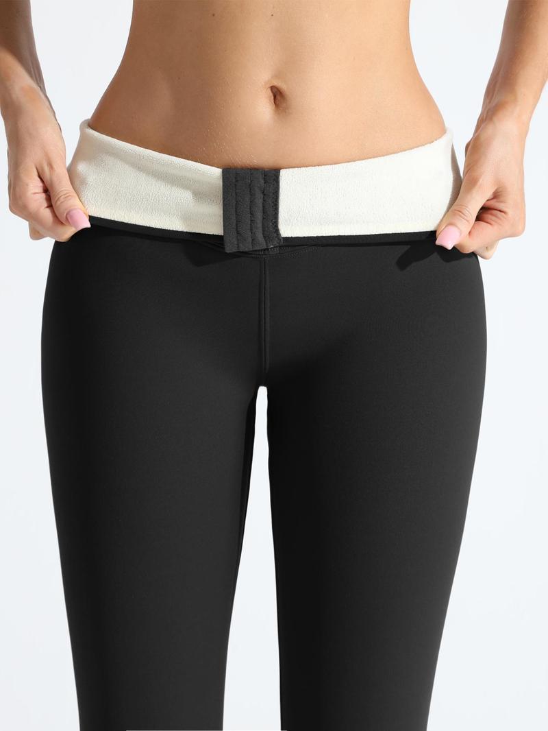 Product Introduction of Women's Solid Thermal Lined High Waist Sports Leggings, Sporty Casual Comfy Warm Skinny Pants for Yoga Gym Workout Running, Ladies Sportswear for Fall & Winter 2