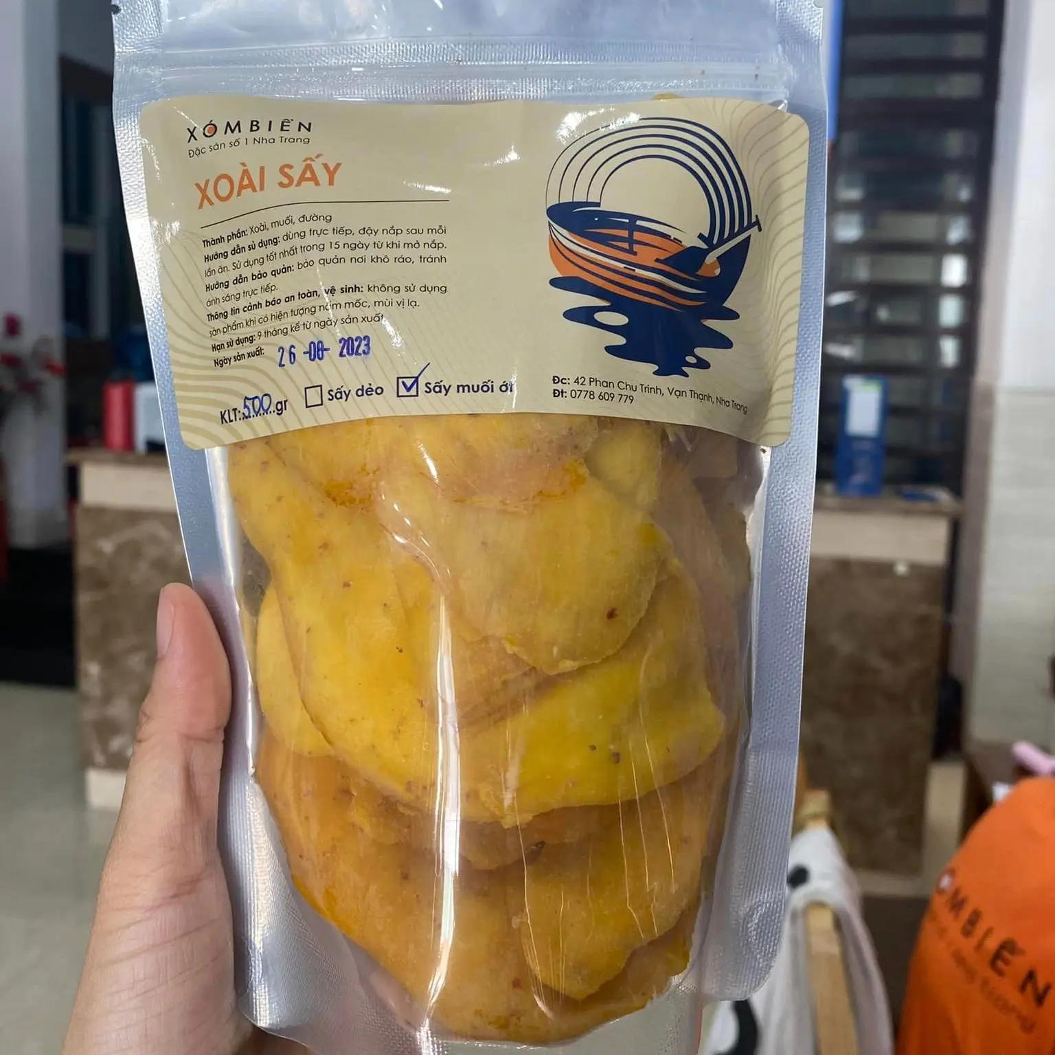 [CÔ EM NEM CHẢ] TÚI 500GR XOÀI SẤY DẺO ĐẶC SẢN NHA TRANG KHÁNH HÒA Cay Snack
