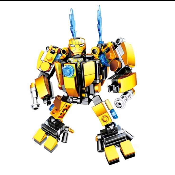 Mainan anak action figure Avengers Ironman War Machine Brick Avengers Ironman Toy 1