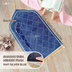 Sajadah Turki Busa Kubah Rafi  Memory Foam Antislip Tebal Empuk Lembut Kado Hadiah Hantaran Parcel Ramadhan Hampers Lebaran/Idul Fitri Muslim Motif