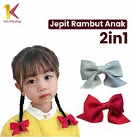Gambar [COD] SK C321 C322 Jepit Rambut Pita Anak isi 2 Jepitan Rambut Anak Perempuan Penjepit Rambut - PITA - BIRU dari satukeluargaid Kab. Tangerang 2 Tokopedia