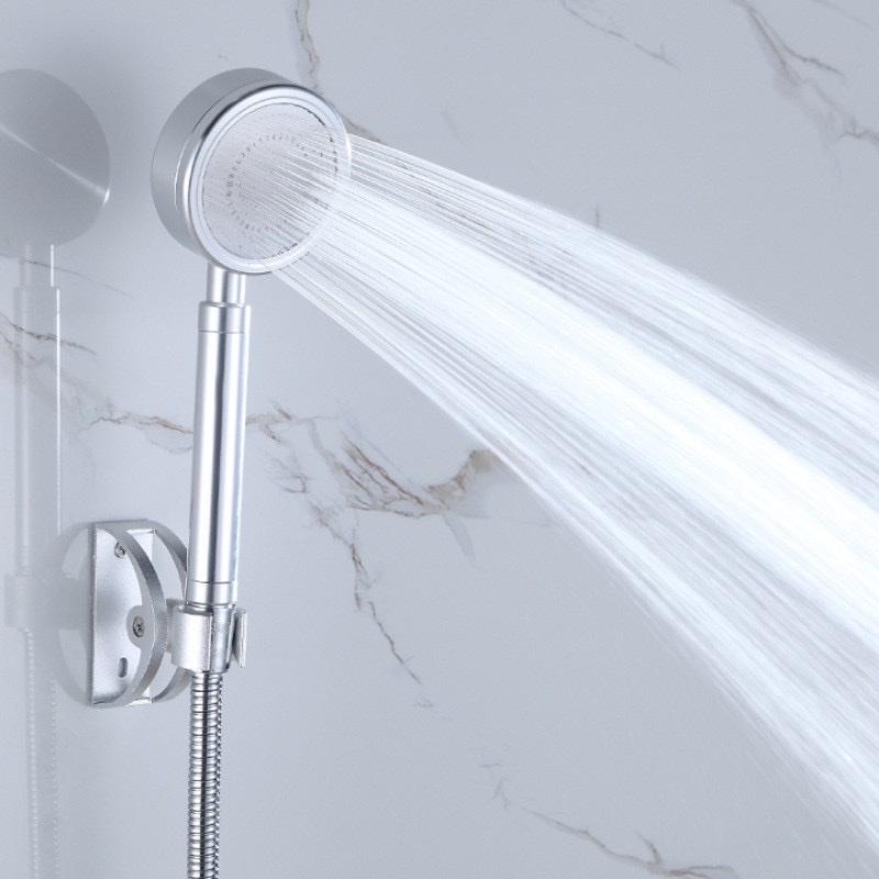 Vòi Sen Tắm Tăng áp Không Dùng Điện Nano Massage làm từ Hợp Kim Nhôm