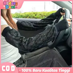 Lengan Panjang Sutra Es Pelindung UV Fashion Outdoor Nyaman & Adem
