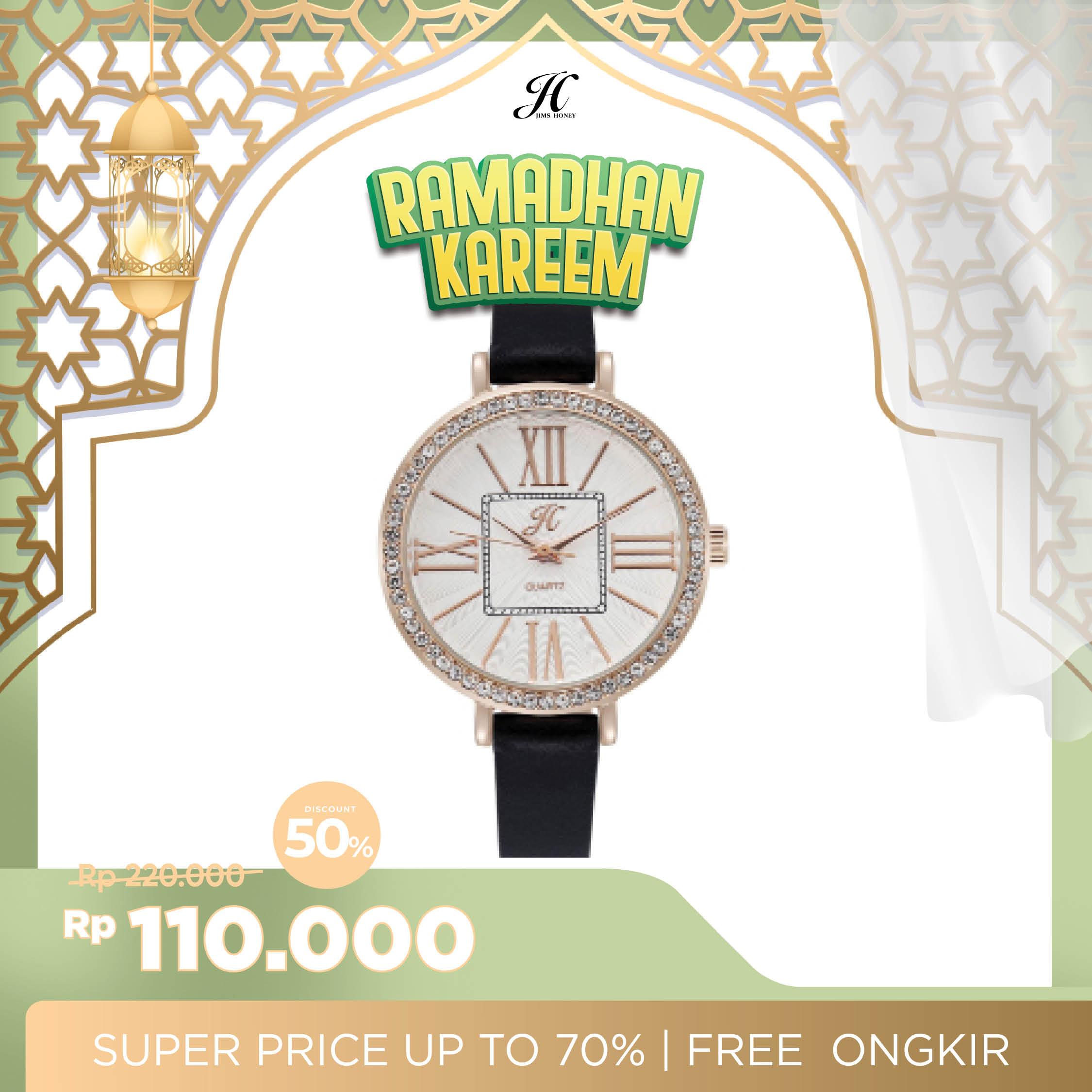 JIMS HONEY JAM TANGAN WANITA JT 8089 (FREE BOX + BATERAI)