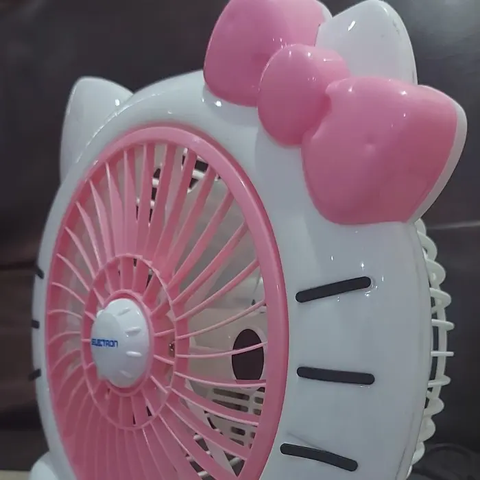 Kipas Angin Hello kitty 10 inch Selectron 102H 10"/25cm 2 Kecepatan Berstandard SNI - Bergaransi 4