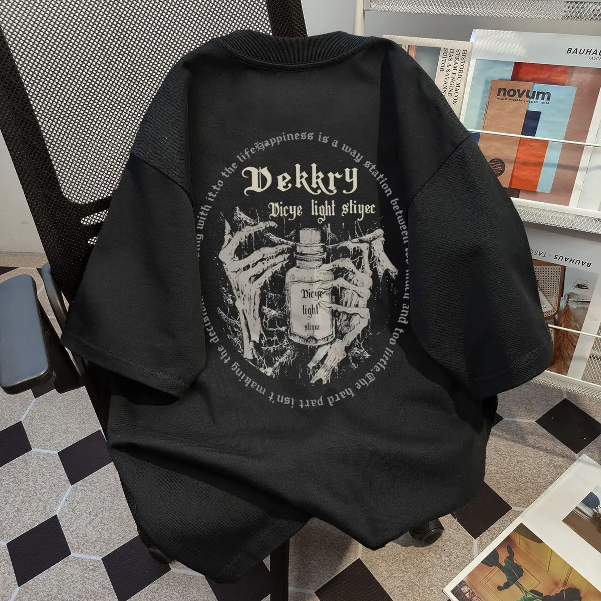 NASA IDOL T-shirt Kaos Wanita Lengan Oversize Pendek Korean Style Terbaru Render Print Keren C266