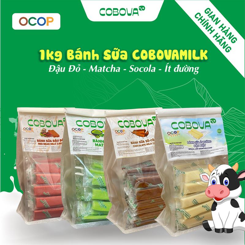 1KG Bánh Sữa Các Vị Đặc Sản Ba Vì - Ít Ngọt - Thơm Ngon - Sữa Con Bò Vàng Ba Vì