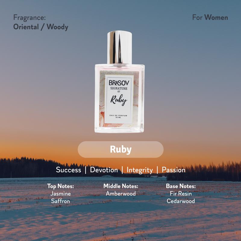 BRASOV Parfum 35 ML Eau De Parfume Signature Parfum Spray Halal BPOM Bundle of 3 Element Water 2