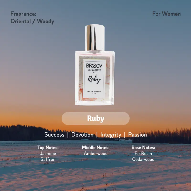 BRASOV Parfum 35 ML Eau De Parfume Signature Parfum Spray Halal BPOM Bundle of 3 Element Water 2