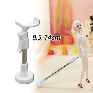 Stand Display Holder  Rangka Berdiri Dengan Bagian Pinggang, Bokong, Dan Leher Jepit Boneka Aksesoris Boneka Untuk 30CM Boneka