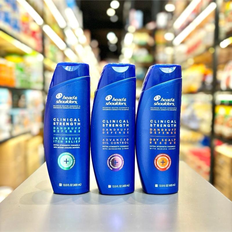 XÁCH TAY MỸ Dầu Gội Ngăn Ngừa Gầu Head & Shoulders 2in1  Clinical Strength Dandruff Defense 400ml