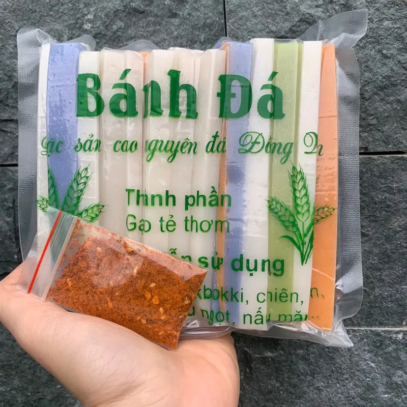 500g 1 gói Bánh Đá đặc sản Hà Giang Food tặng 1g ớt bột tê cay 0