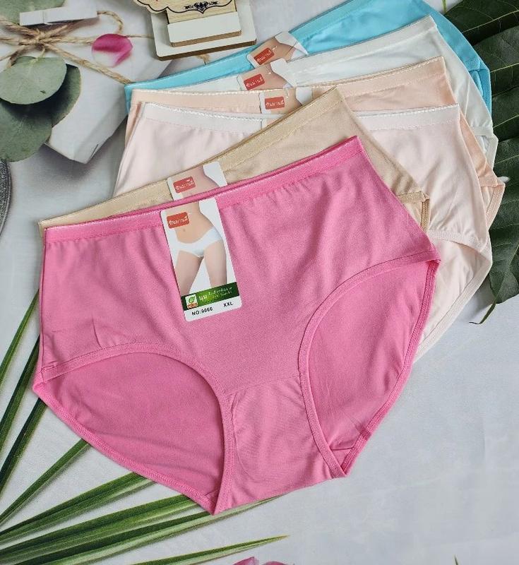  Combo 10 quần lót Nữ -Quần chip cotton Bigsize 50 - 80kg  9066  cạp cao trơn mềm mịn co dãn 4 chiều mặc siêu êm. Women 