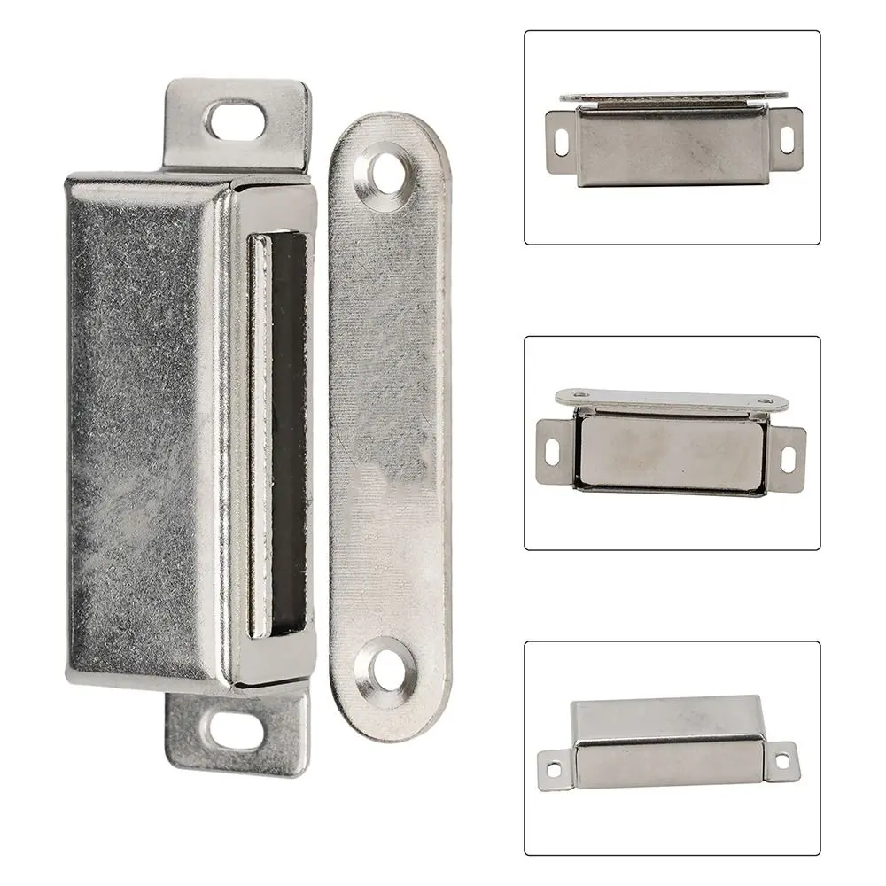Tangkapan Pintu Magnetik, Aksesori, Magnet Kuat, Keluli Tahan Karat dan Kemasan Chrome, Selak Kabinet, Magnet Pintu Perkakasan