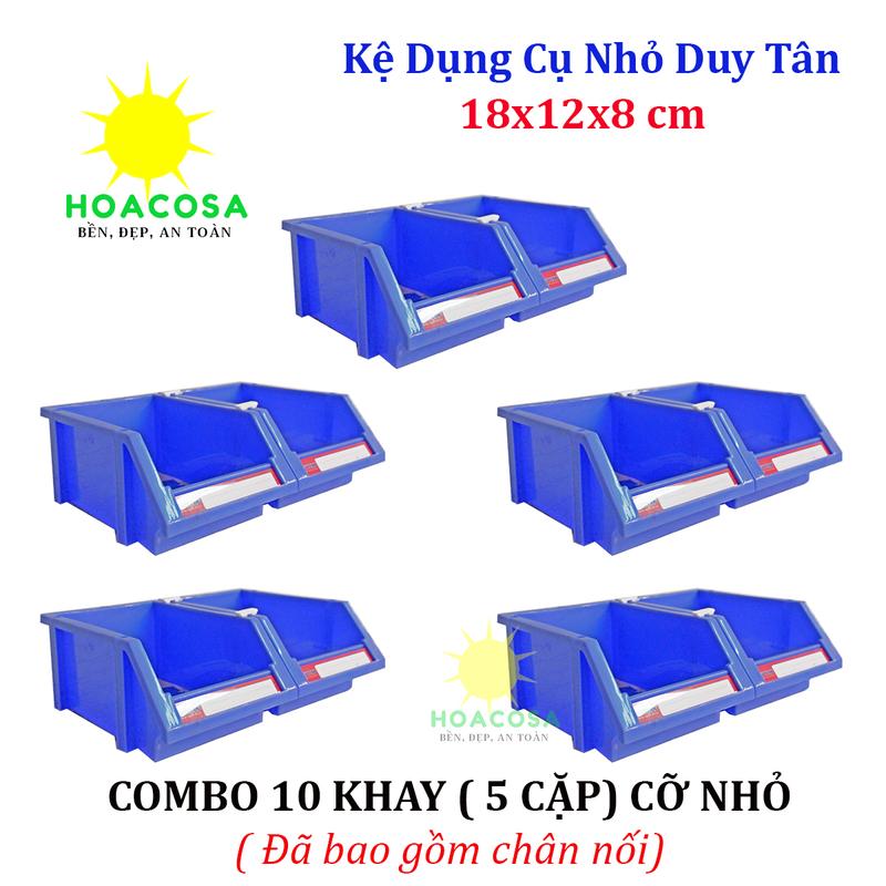 Combo 10 Khay Nhựa Đựng Ốc Vít, Linh Kiện, Bu Lông Loại Nhỏ Duy Tân-18x12x8 cm, Nhỏ Gọn, Cứng Cáp, Tiện Dụng- Đồ Gia Dụng Hoacosa