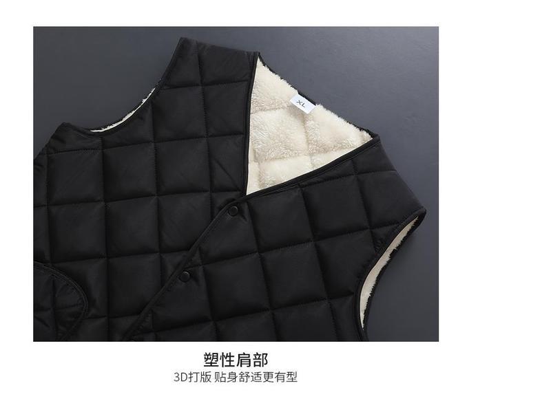 Product Introduction of Áo Ghi Lê Nam, Trung Người Già Và Cao Tuổi, Mặc Mùa Thu Và Mùa Đông, Hàng Mới Về, Lót Lông Cừu, Dày Dặn, Ngoại Cỡ, Thích Hợp Cho Bố, Phong Cách Trung Người Già 11