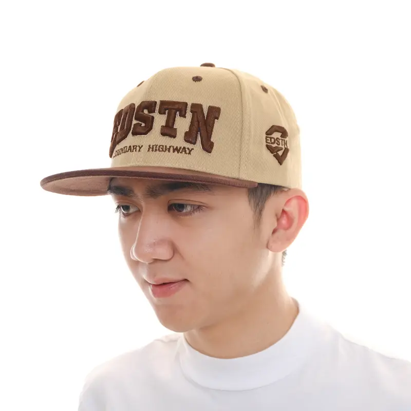 Eddostyn Topi Snapback Original Krem Coklat 0