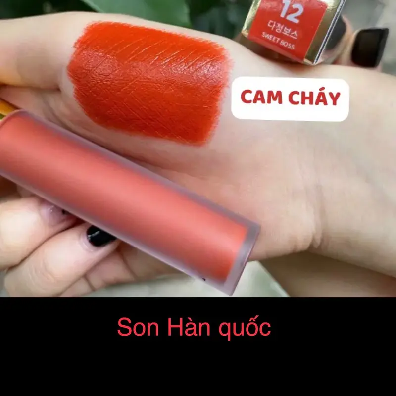Son kem lì không trôi 5g hàn quốc đủ màu 3