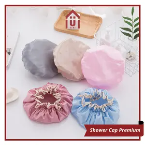 UNISO - SHOWER CAP PREMIUM / TOPI MANDI PENUTUP KEPALA ANTI AIR