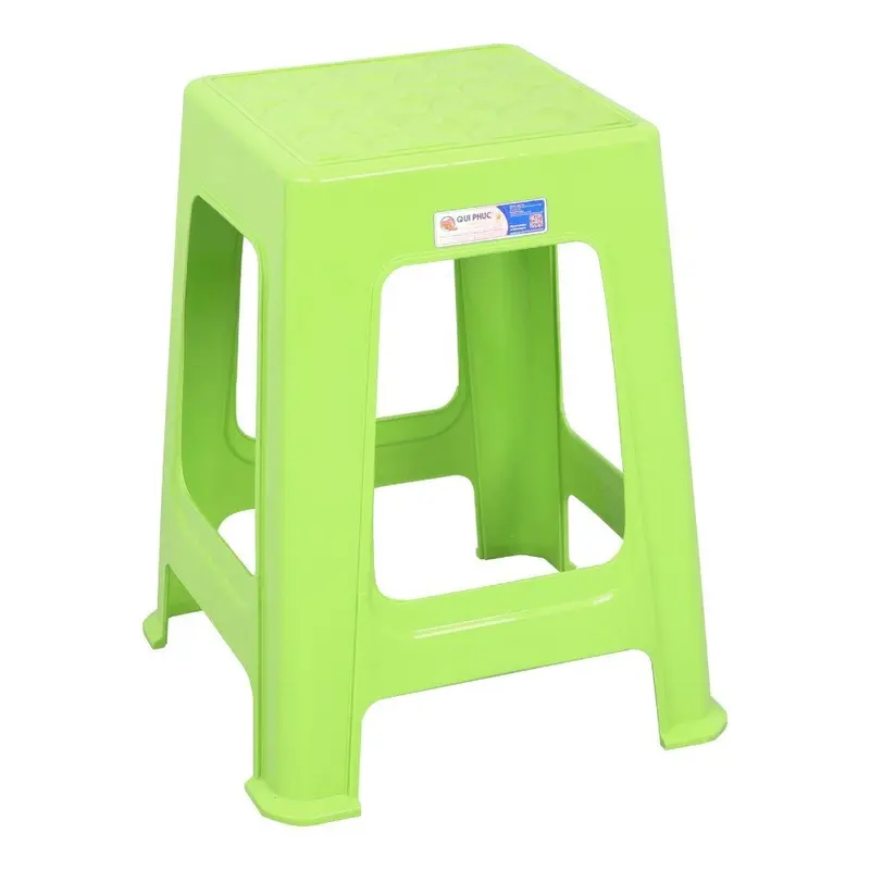 Combo 4 Ghế Nhựa Cao Seoul - Chính Hãng Qui Phúc -  Nhựa Chính Phẩm Bền Màu, Chịu Lực Đến 90Kg 7