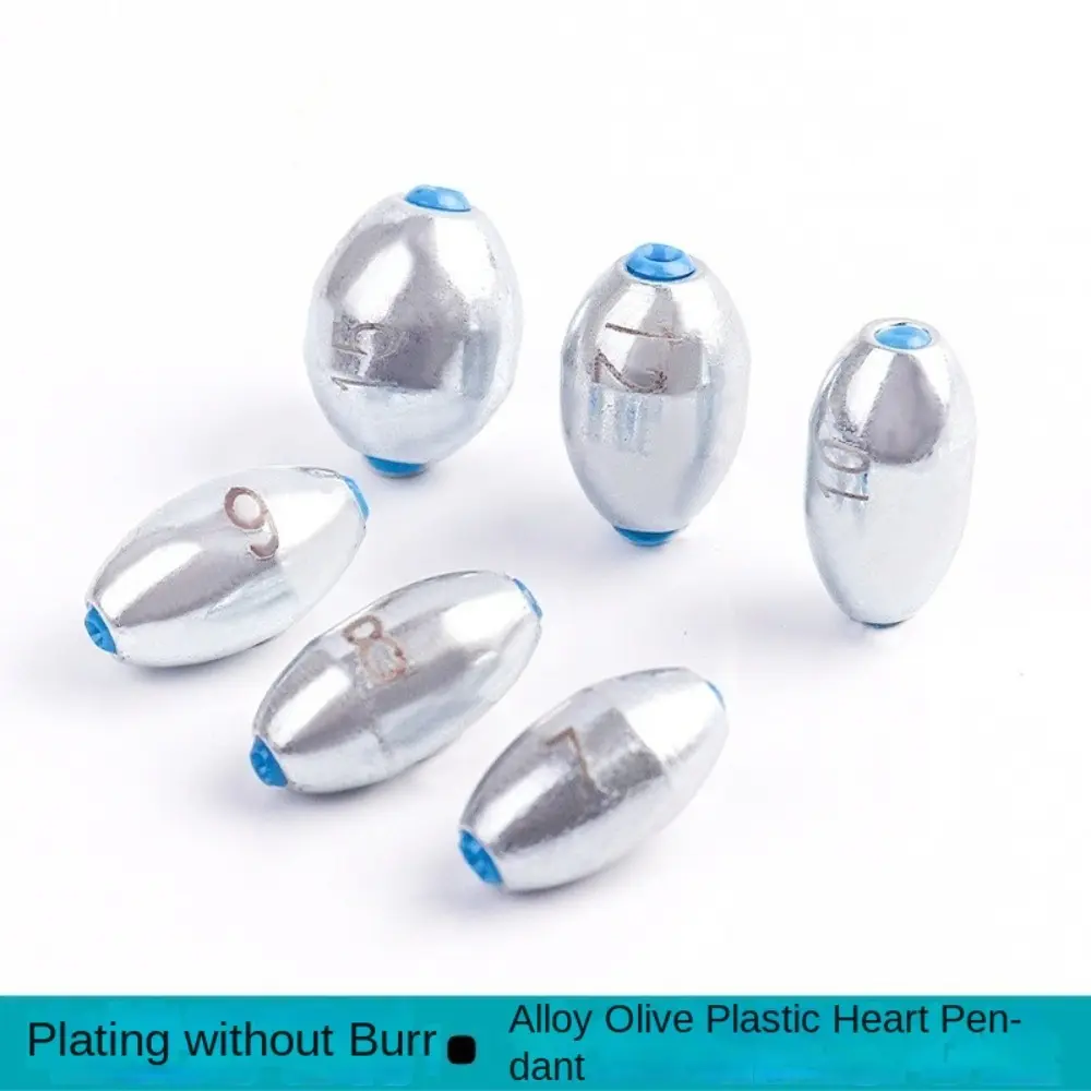 20pcs 2024 Alloy carbon steel material Fishing Sinkers 3g/4g/5g/6g/7g/8g/9g/10g Carp Fishing Fishing Weight Sinker Weight Lead Hollow Lure Lead Weights Carp Fishing