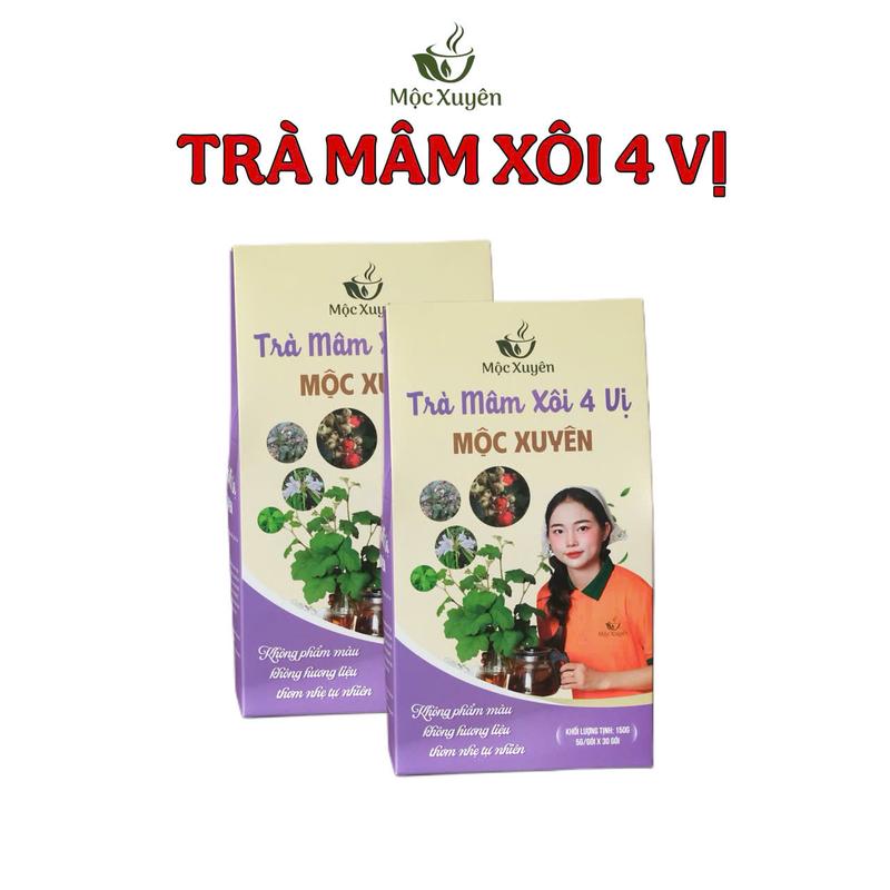 Trà Điều Kinh,4 Vị Mâm Xôi, Bầu Đất ,Trinh Nữ Hoàng Cung, cỏ ngọt