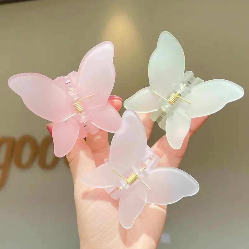 TD - JEPITAN RAMBUT KUPU-KUPU DOFF 6CM MODEL KOREA / JEDAI SALON MATTE DOFF KOREA BUTTERFLY 1