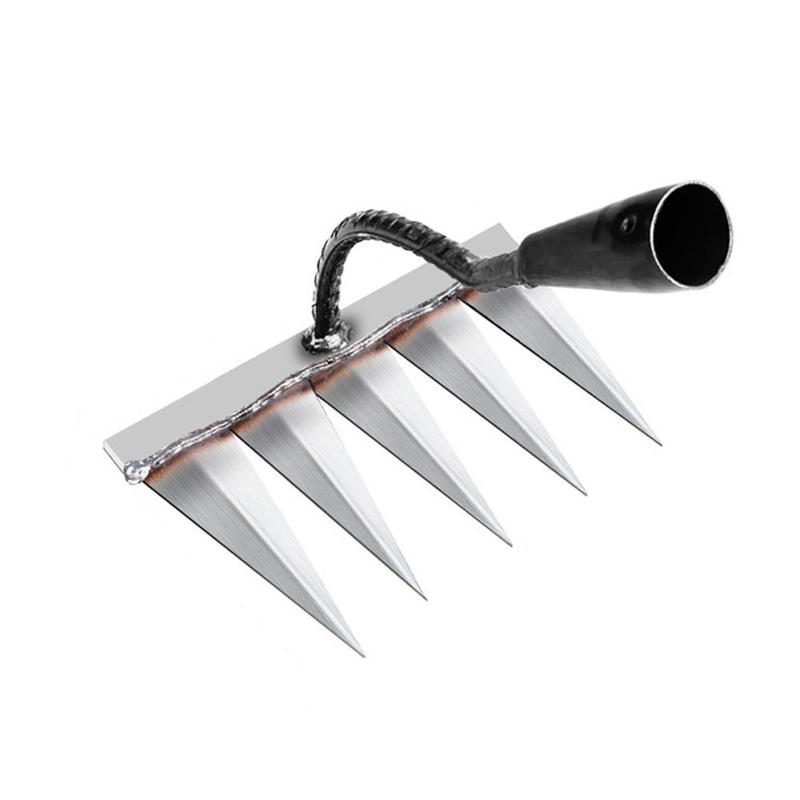 Product Introduction of Garden Weeding Rake Garden Hoe Weeding Handheld Garden Planting Hoe Rake Farm Garden Z7L3 24