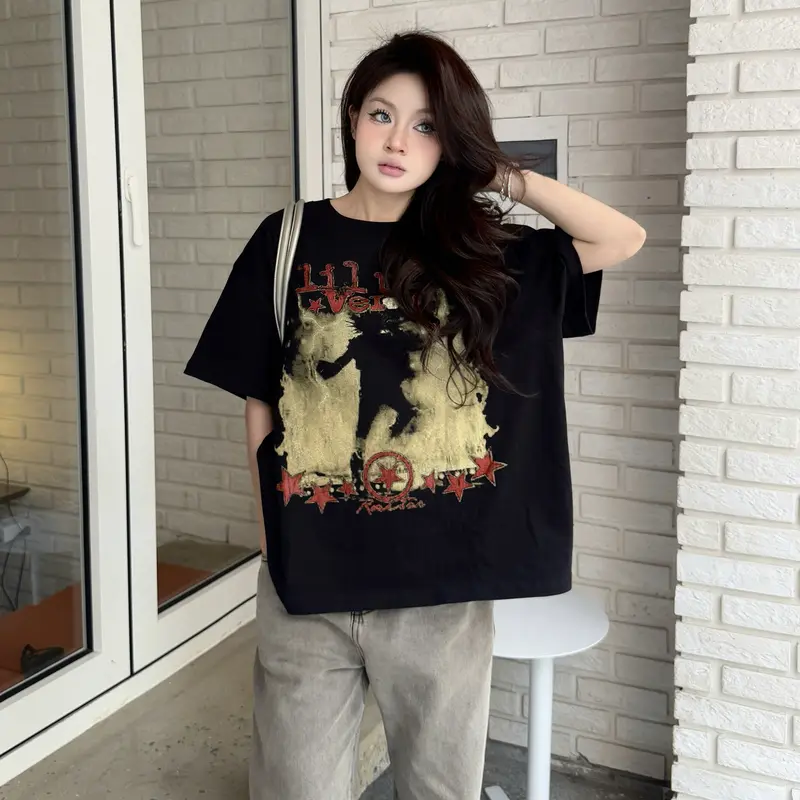 Áo Thun Form Big Boxy "LiLuzi Vert" Cotton 100% - Local Brand THE SLICK WAY UNISEX 3