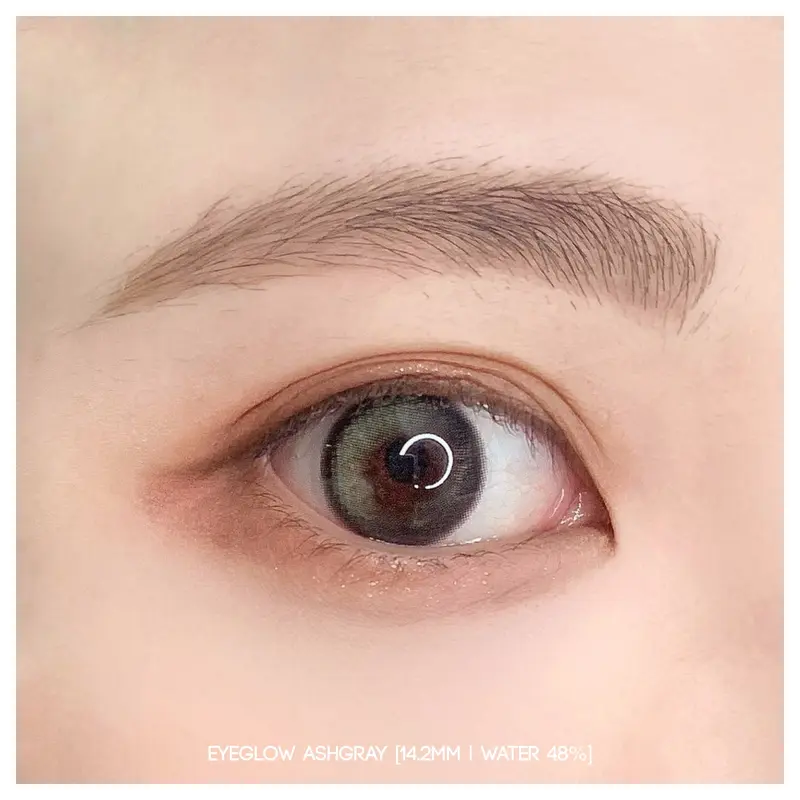 MIKHAYLOVESHOP Softlens Eyeglow Ash Gray (Grey) (Eyelighter Glowy) 3