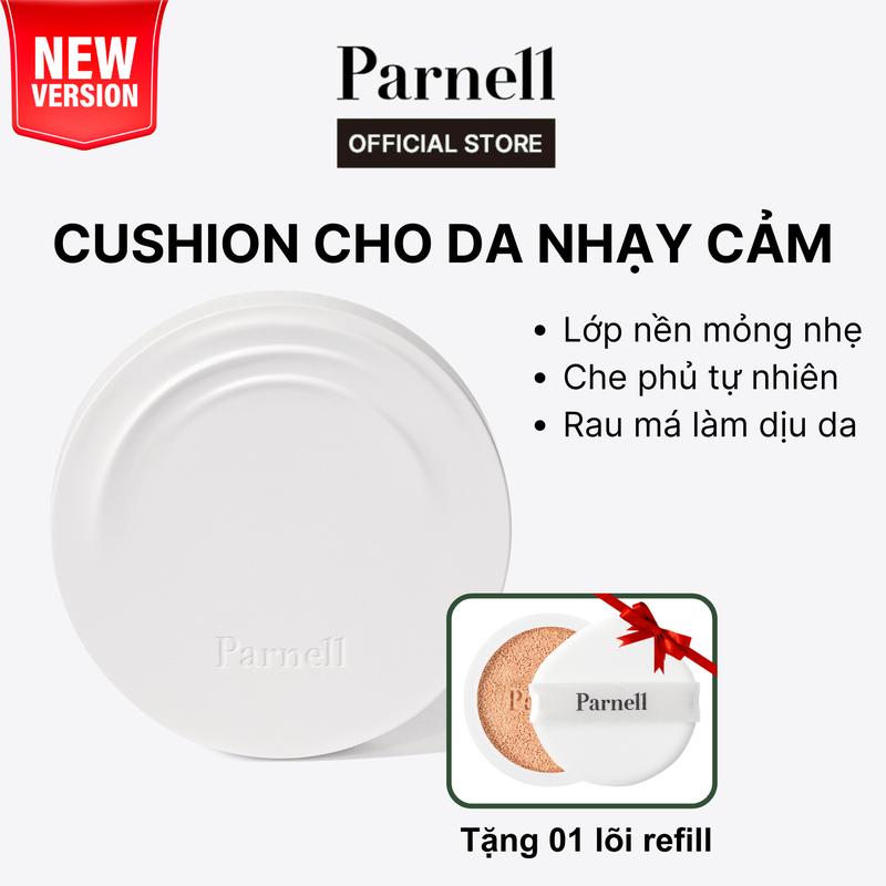 Parnell Phấn nước phiên bản mới Cicamanu Serum Cushion SPF45 PA++, 15g Cosmetic Mỹ Phẩm