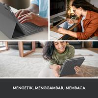 Gambar Logitech Slim Folio Keyboard Case Wireless Bluetooth for iPad 10th Gen & A16 dari Logitech Indonesia Kota Administrasi Jakarta Utara 2 Tokopedia