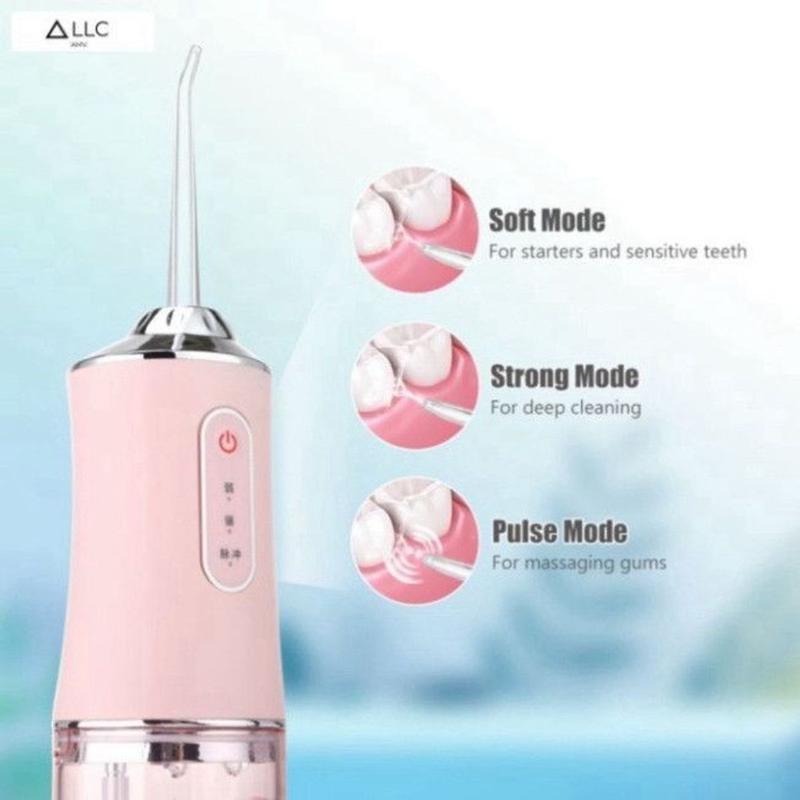 Product Introduction of Máy Tám Nước Cầm Tay Vệ Sinh Răng Miệng Cao Cấp 3 Chế Độ Xịt 4 Đầu Tăm 28