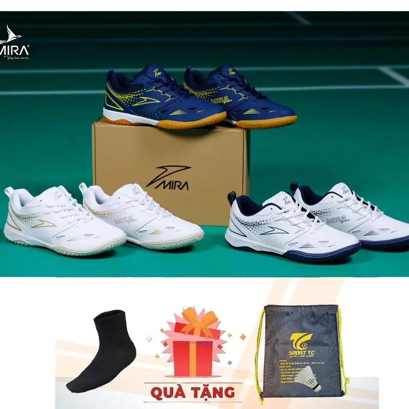Giày Cầu Lông Mira Lighter | Giày Cầu Lông Học Sinh Cày Sân Bê Tông Giá Rẻ badminton
