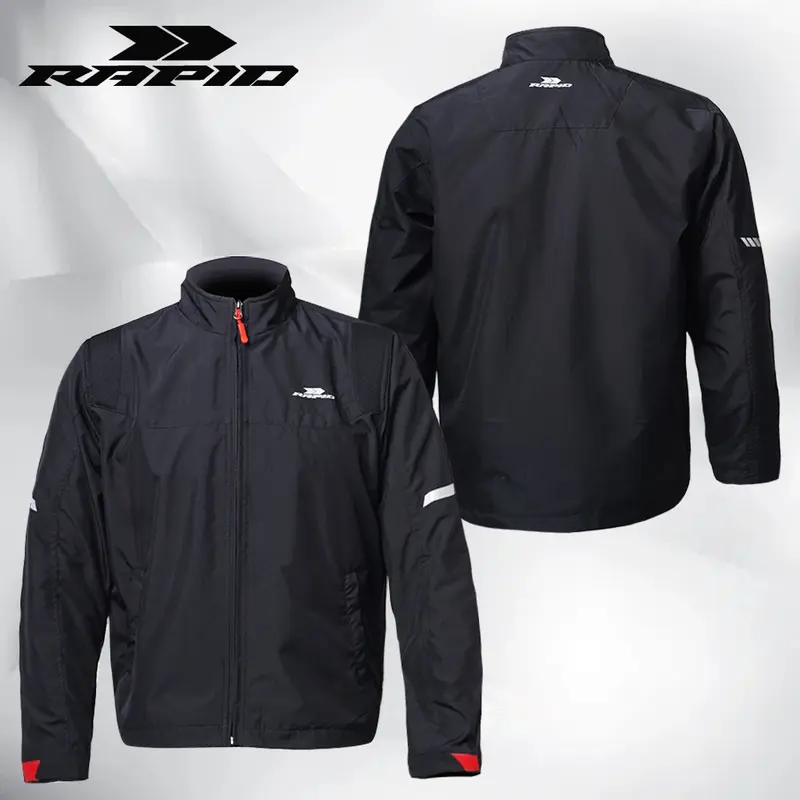 Jaket motor riding RAPID SKYLINE pria parasit premium jacket reflektif 1