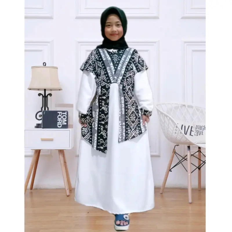 GAMIS COUPLE SONGKET TENUN TENUN/COUPLE SONGKET AYAH IBU ANAK 2025 5