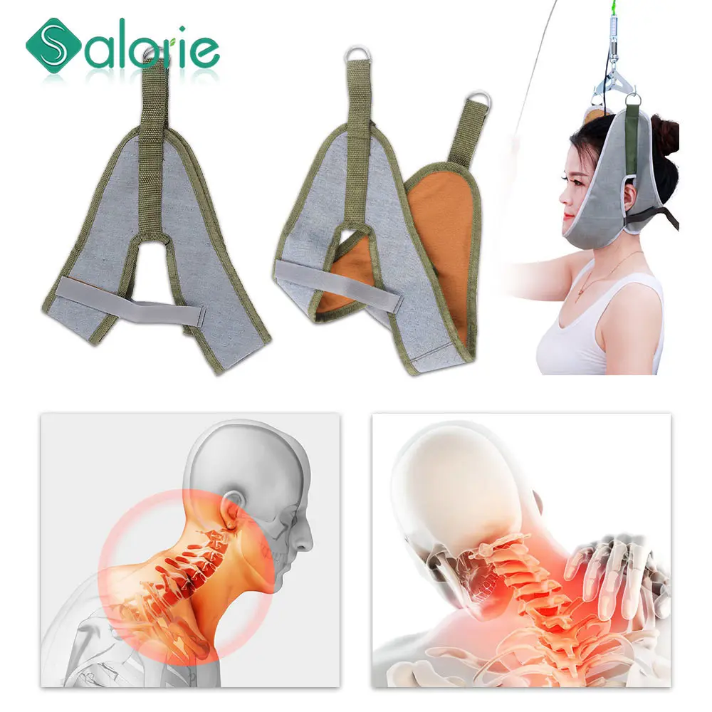 Đai Kéo Cổ, 1 Miếng, Dây Kéo Giãn Cổ, Để Phục Hồi Vẻ Ngoài Của Bộ Xương Vertebrae, Chăm Sóc Sức Khỏe, Dây Đeo Cố Định Co Giãn Cổ