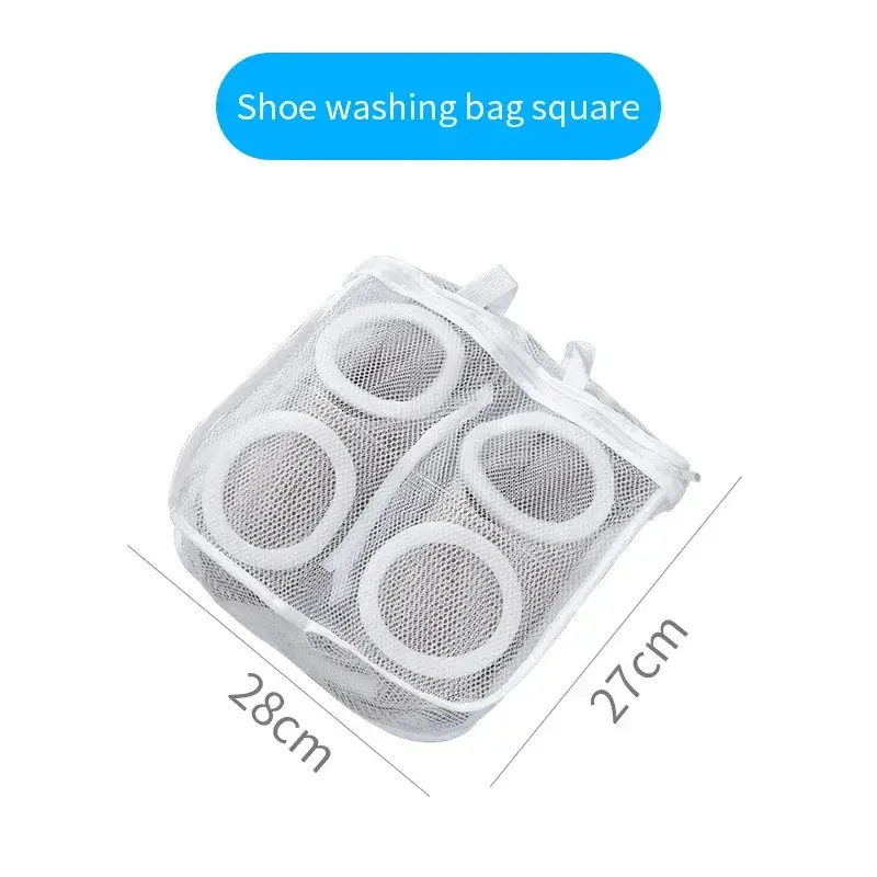 Washing Shoes Mesh Bag Washing Machine Special Laundry Shoe Protector Anti-deformation Drying Bag Travel Shoe Storage Bags 7