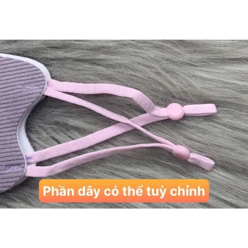 Khẩu trang 3D vải su nhập khẩu cao cấp chống bụi mềm mịn thoáng mát Phụ Kiện Hoa Women Nhung Kiềng Môi 1