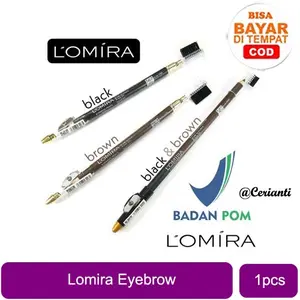 Lomira Eyebrow Pencil Fashion Brow Cream Pencil Pensil Alis Cerianti