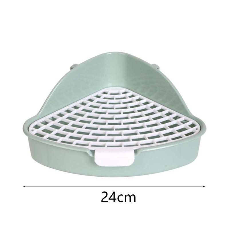 SPUNO Pan Keep Paws Dry Bedding Box Ferrets Bunny Potty Trainer Pet Supplies Ferrets Potty Tray Rabbit Litter Box Rabbit Pee Pad Pet Toilet Potty 2