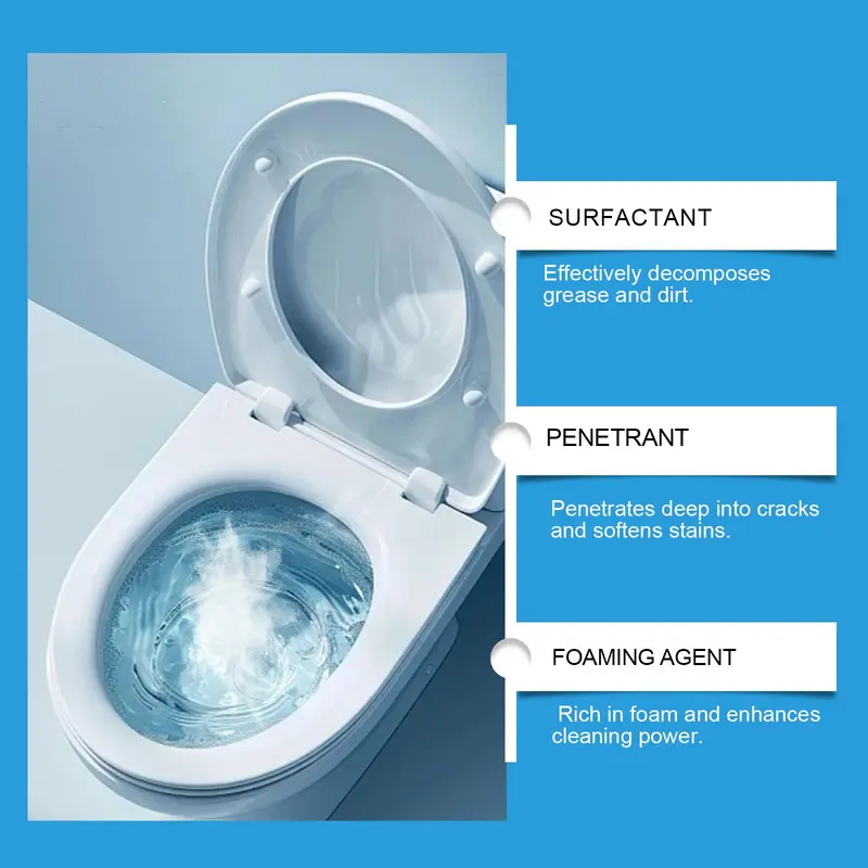 Toilet Cleaner, 1/2 Counts Deep Cleaning Toilet Cleaner Powder, Household Cleaning Supplies for Bathroom Toilet, Home Care Supplies 3