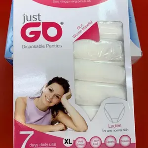 CELANA DALAM SEKALI PAKAI WANITA DAN PRIA ( JUST GO ) PERLENGKAPAN HAJI DAN UMROH